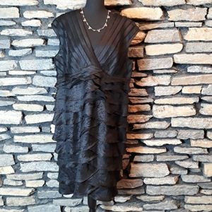 Scarlett Nite Womens evening cocktail black dresd